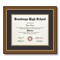 ArtToFrames 10x12 inch Diploma Frame - Framed with Black and Gold Mats, Comes with Regular Glass and Sawtooth Hanger for Wall Hanging (D-10x12)